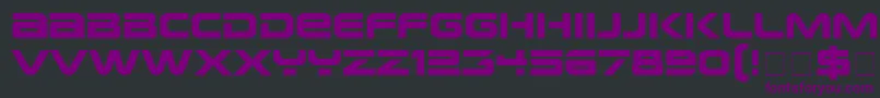 Więcej informacji o czcionce EarthNormal Czcionka EarthNormal – fioletowe czcionki na czarnym tle