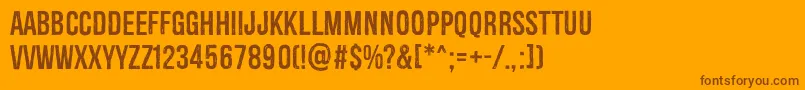 Подробнее о шрифте Redgar Шрифт Redgar – коричневые шрифты на оранжевом фоне