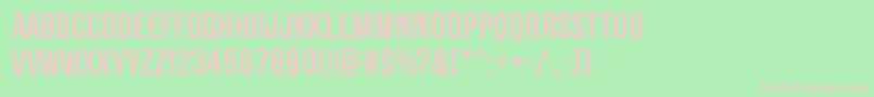 Redgar Font – Pink Fonts on Green Background