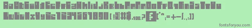 More about 1896 Font 1896 Font – Gray Fonts on Green Background