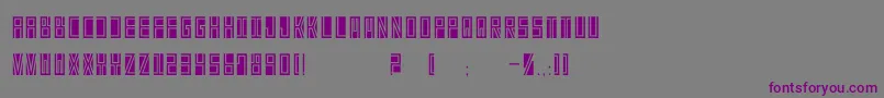 Шрифт Betab – фиолетовые шрифты на сером фоне
