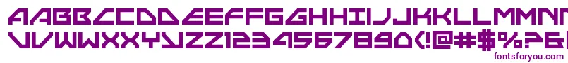Шрифт Neonavybold – фиолетовые шрифты