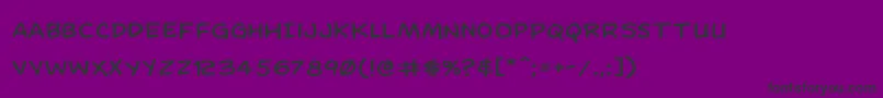 Dominomaskexpand Font – Black Fonts on Purple Background