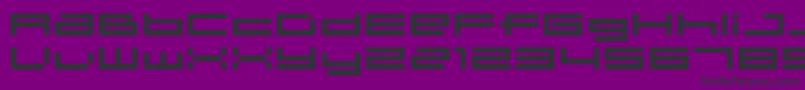 Police 04b31 – polices noires sur fond violet