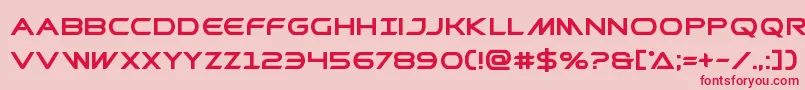 Prometheanbold Font – Red Fonts on Pink Background