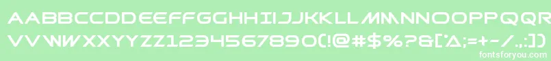 Prometheanbold Font – White Fonts on Green Background