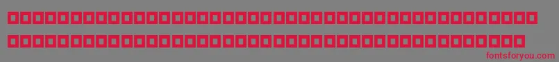 フォントMokhtarBold – 赤い文字の灰色の背景