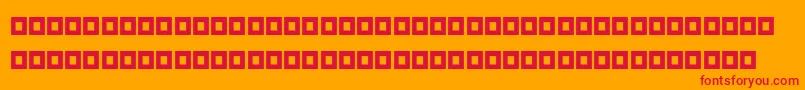 フォントMokhtarBold – オレンジの背景に赤い文字