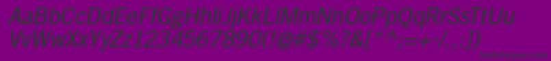 Goethegothicoblique Font – Black Fonts on Purple Background