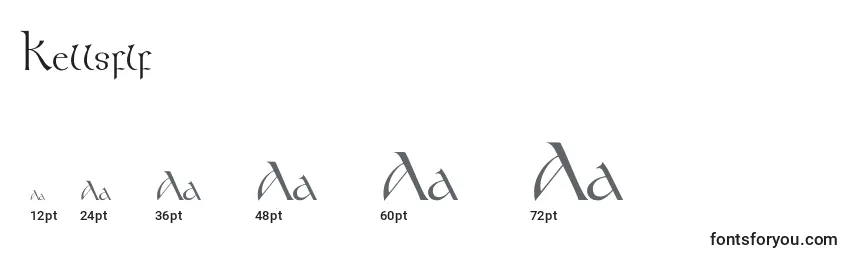Kellsflf Font Sizes