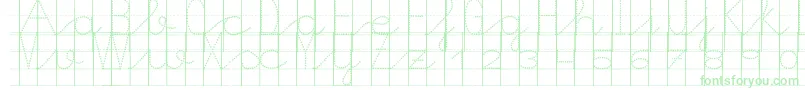 Morasoft10 Font – Green Fonts on White Background