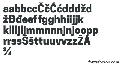 CooperhewittHeavy font – croatian Fonts
