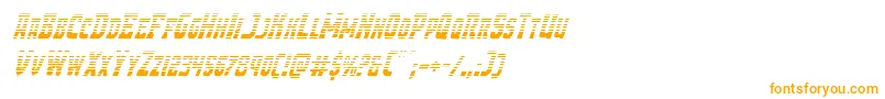 Demonpriestgradital Font – Orange Fonts on White Background