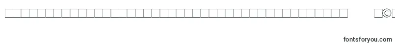 フォントBvrondbo – トルクメン文字