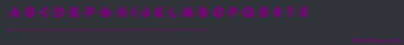 FtHelsingfurt Font – Purple Fonts on Black Background