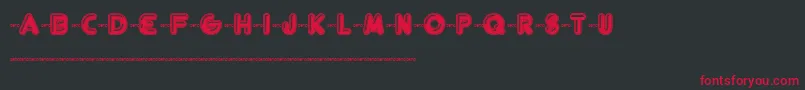 FtHelsingfurt Font – Red Fonts on Black Background