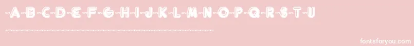 FtHelsingfurt Font – White Fonts on Pink Background