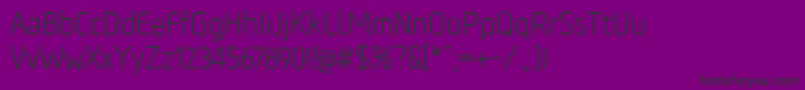 TadaoRegular Font – Black Fonts on Purple Background