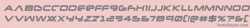 Newmarssemital Font – Gray Fonts on Pink Background