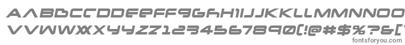 Newmarssemital-fontti – harmaat kirjasimet valkoisella taustalla