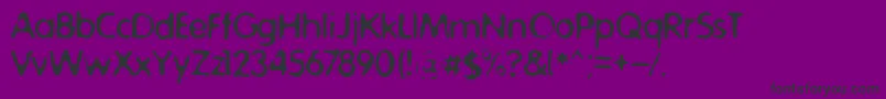 Więcej informacji o czcionce OnsokuSeinenPlane Czcionka OnsokuSeinenPlane – czarne czcionki na fioletowym tle