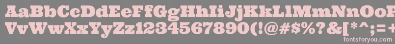 fuente Ultra – Fuentes Rosadas Sobre Fondo Gris