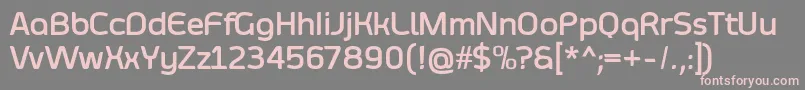 SmoolthanBold Font – Pink Fonts on Gray Background