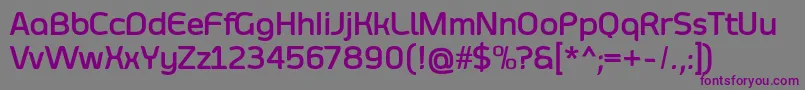 SmoolthanBold Font – Purple Fonts on Gray Background
