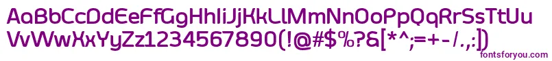 SmoolthanBold Font – Purple Fonts on White Background