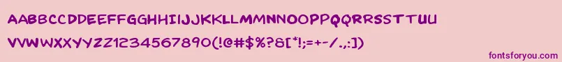 More about Kangaroocourtexpand Font Kangaroocourtexpand Font – Purple Fonts on Pink Background