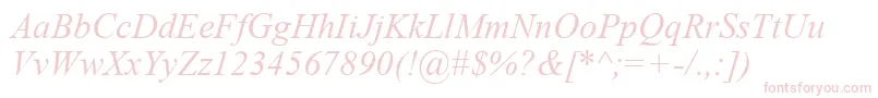 TimesNewRomanKoi8Italic Font – Pink Fonts