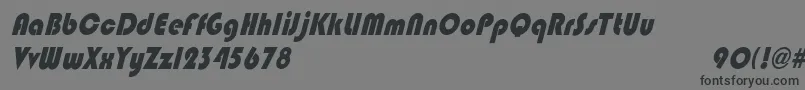 BlippocndoblHeavy-Schriftart – Schwarze Schriften auf grauem Hintergrund