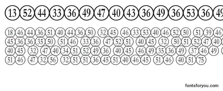NumberpilereversedRegular-fontti