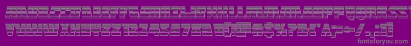 En savoir plus sur la police Halfshellherochrome Police Halfshellherochrome – polices grises sur fond violet