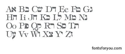 Hebrew-fontti