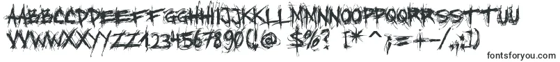 XxiiScratch-fontti – Alkavat X:lla olevat fontit