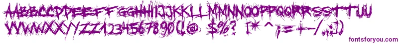 XxiiScratch Font – Purple Fonts
