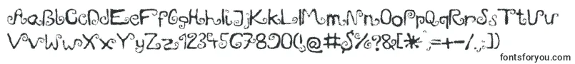 Шрифт Mieszkanie9 – лёгкие шрифты