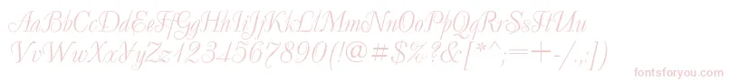 Decor ffy Font – Pink Fonts on White Background