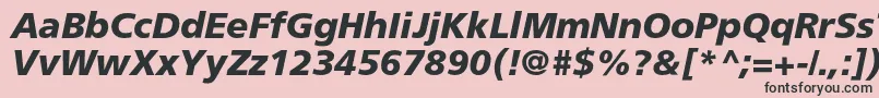 Saiba mais sobre a fonte AgforeignercBolditalic Fonte AgforeignercBolditalic – fontes pretas em um fundo rosa