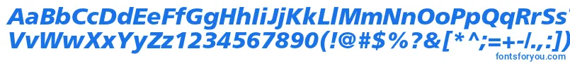 Подробнее о шрифте AgforeignercBolditalic Шрифт AgforeignercBolditalic – синие шрифты на белом фоне