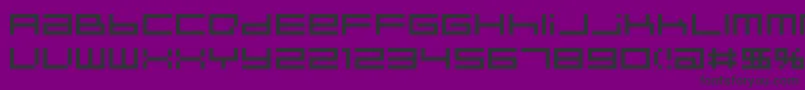 Шрифт IndieutkaPixel8 – чёрные шрифты на фиолетовом фоне