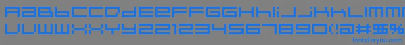fuente IndieutkaPixel8 – Fuentes Azules Sobre Fondo Gris