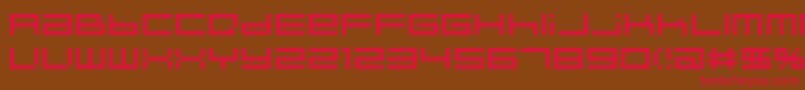 IndieutkaPixel8 Font – Red Fonts on Brown Background