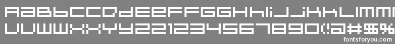 IndieutkaPixel8 Font – White Fonts on Gray Background