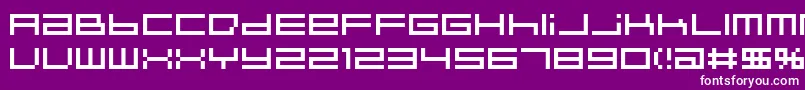 IndieutkaPixel8 Font – White Fonts on Purple Background