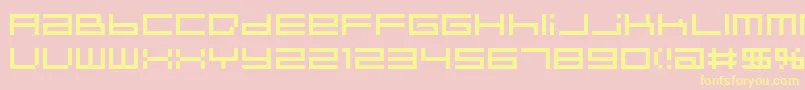fuente IndieutkaPixel8 – Fuentes Amarillas Sobre Fondo Rosa