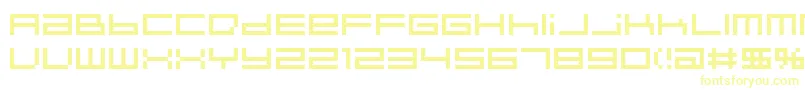 Czcionka IndieutkaPixel8 – żółte czcionki