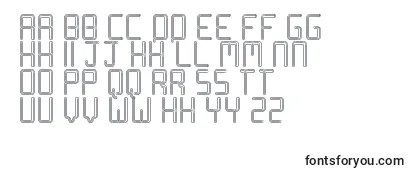 Review of the RacetrackStencil Font