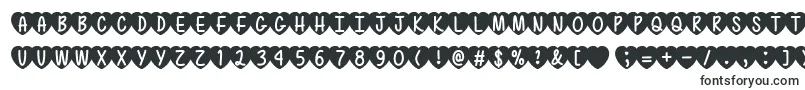 Шрифт MfLoveIsAwesome2 – трафаретные шрифты